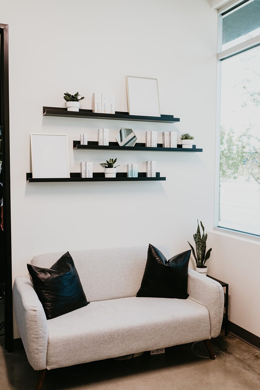 The Beauty Lab waiting lounge