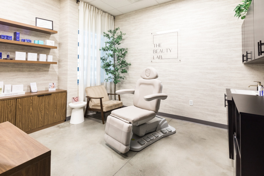 Treatment room at The Beauty Lab
